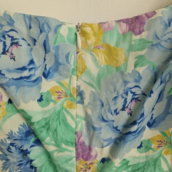 Zara Puff Sleeve Floral Poplin Mini Dress - Picture 9 of 12